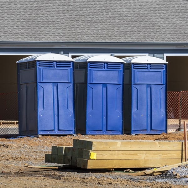 is there a specific order in which to place multiple portable toilets in Gresham SC